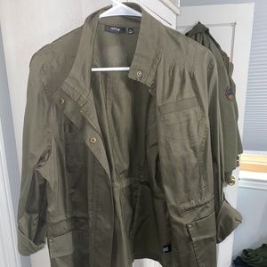 Army Green Plus size Jacket